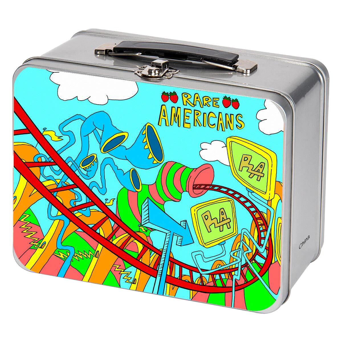 Searching for Strawberries Throwback Tin Lunchbox